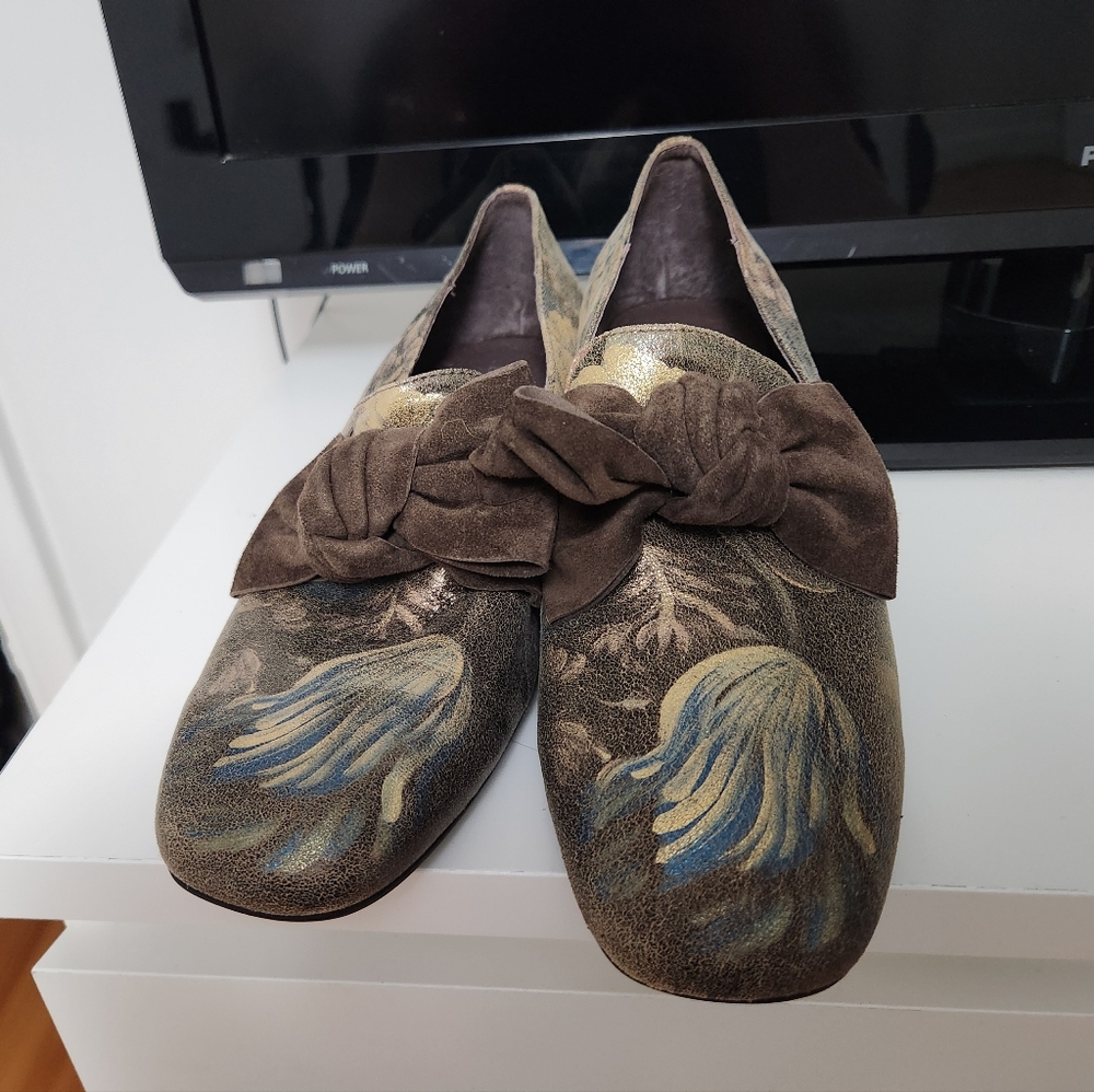 Django & Juliette Varva Bow Loafers size 39 - Picture 3 of 11